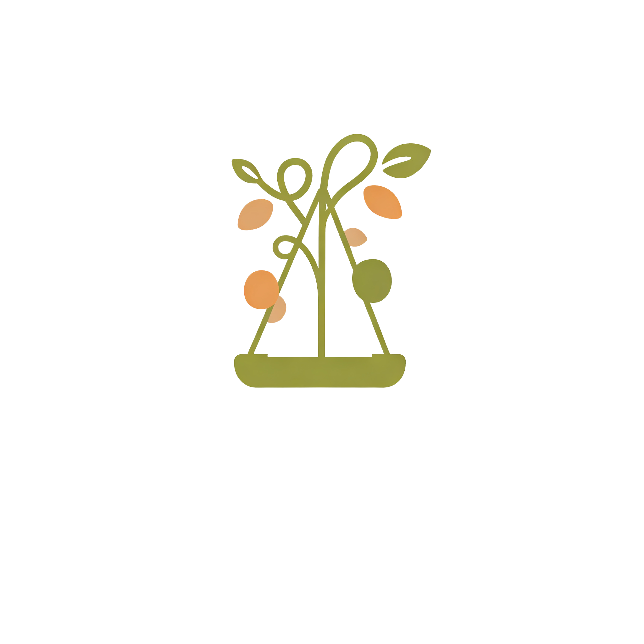 Adding an elegant support to the greenery